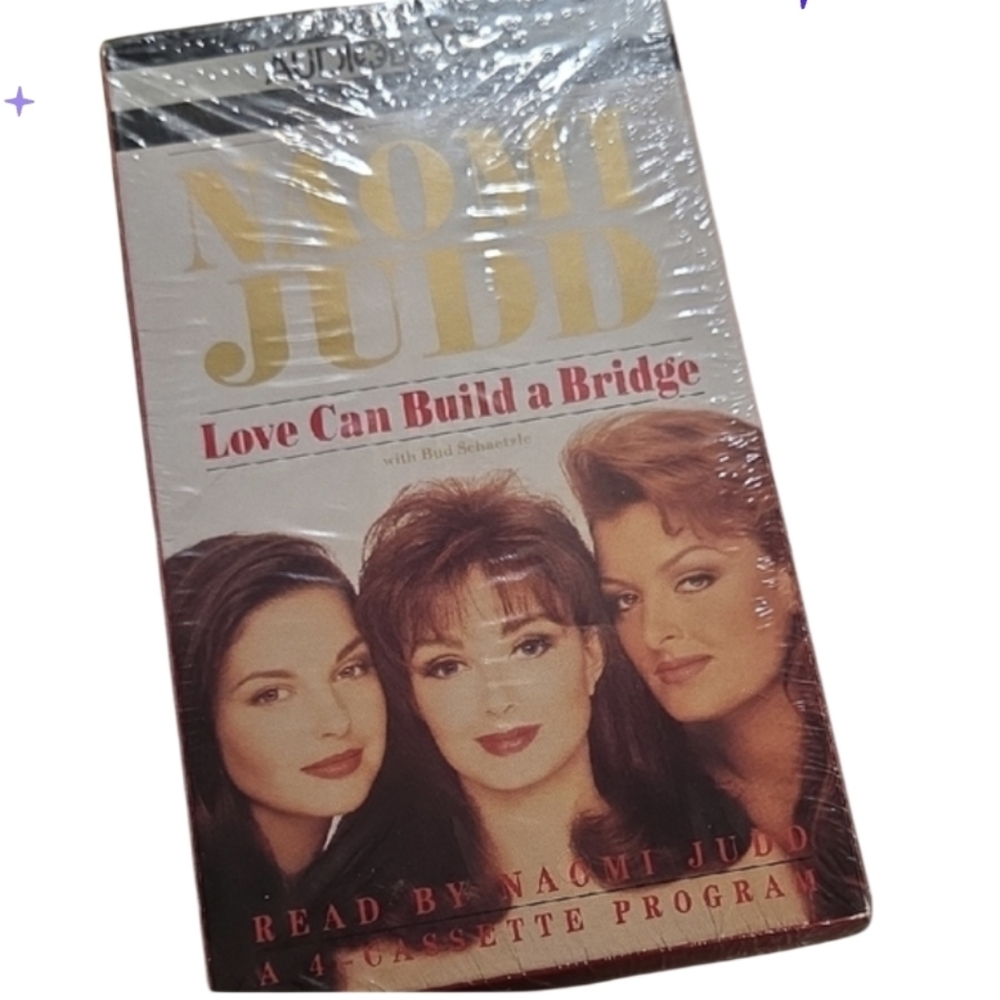 Naomi Judd 'Love Can Build a Bridge' Cassette Set Of 4 New Sealed Audio Book